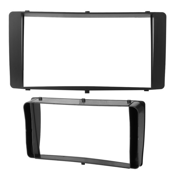 Panel de salpicadero de Radio estéreo para coche, Kit de embellecedor de marco 2 Din apto para BYD F3 2005-2019