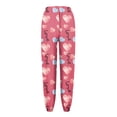 thumbnail image 5 of Valentines Day Women's Sweatpants Petite Length Pockets Pants Casual Workout Athletic Joggers Drawstring Waist Sweat Pants, 5 of 5