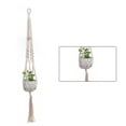 thumbnail image 1 of Injueey Colgador de macramé hecho a mano para plantas, flor/colgador de macetas para decoración de pared, patio, jardín, decoración para sala de Jardín y Patio No.03 Injueey HA001777-03, 1 of 6