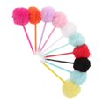 thumbnail image 3 of 10pcs Creative Pom Pom Ballpoint Pens Cute Kawaii Fluffy Plush Writing Pens For Kids Students School Offices Novelty Stationery Supplies, 3 of 3