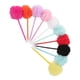 thumbnail image 3 of 10pcs Creative Pom Pom Ballpoint Pens Cute Kawaii Fluffy Plush Writing Pens For Kids Students School Offices Novelty Stationery Supplies, 3 of 3