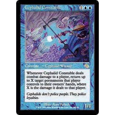 MtG Judgment Rare Cephalid Constable #35
