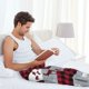 thumbnail image 5 of Balery Buffalo Plaid Forest Pantalones de pijama para hombre, pijama ultraligero, pantalón de descanso-Medium, 5 of 6