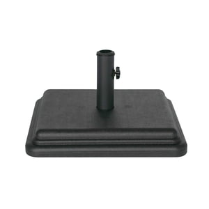 US Weight Patio Umbrella Base, 40 lbs, Black