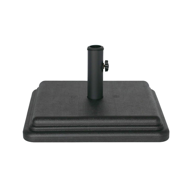 US Weight Patio Umbrella Base, 40 lbs, Black photo 1