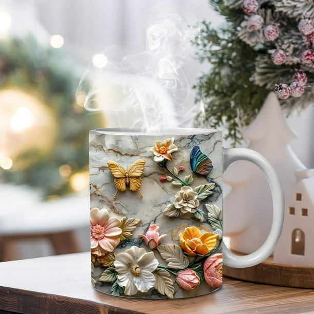 Taza de sublimación de 325 ml, inflable, ideal para exteriores, decoración del hogar, diseño personalizado, plástico duradero, ideal para oficina.
