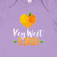 thumbnail image 4 of Inktastic Key West Florida Orange in Heart Boys or Girls Baby Bodysuit, 4 of 5