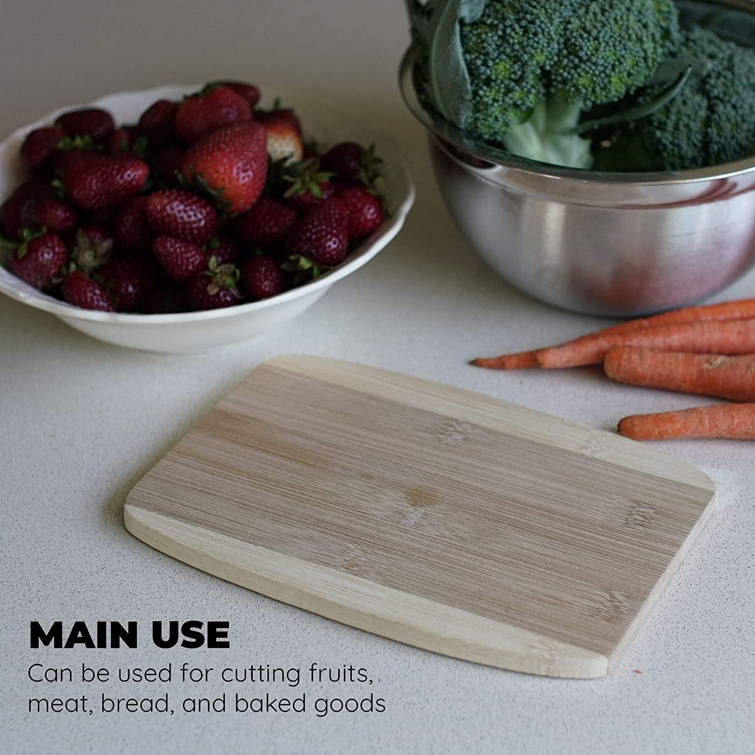  Brite Concepts Mini Bamboo Cutting Board, 6 by 9 Inches (Pack  of 1): Home & Kitchen