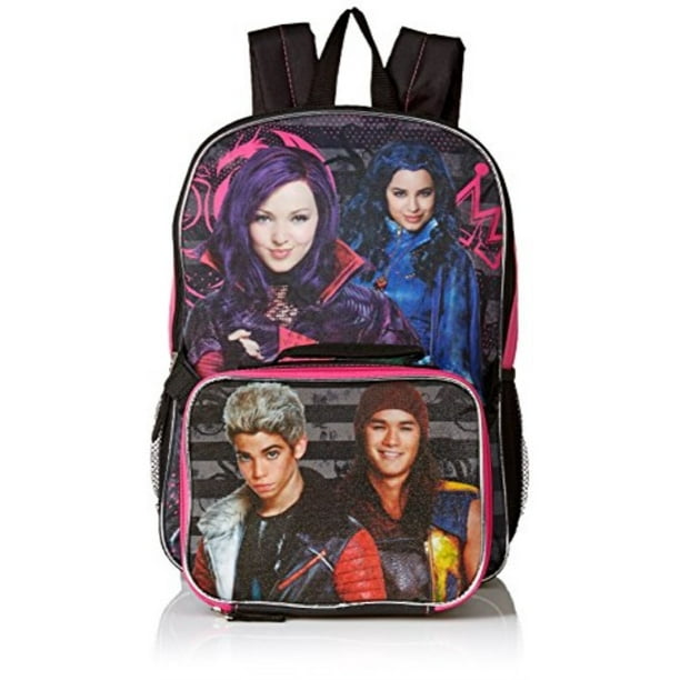 Sac dos Disney Descendants avec sac lunch Nouveau 156093