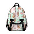thumbnail image 3 of Highland Cow and Rose Print Cute School Backpack Bag for School with Padded Back and Adjustable Shoulder Straps 15.25"x11.5"x5.25", 3 of 5