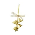 thumbnail image 3 of Adorno de campana navideña, adorno colgante para árbol de Navidad, colgante decorativo Oro, 3 of 7