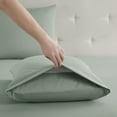 thumbnail image 3 of Nestl Twin Sheet Sets, 1800 Series Deep Pocket 4 Piece, Luxury Soft Microfiber Bed Sheet Sets, Sage Green, 3 of 8