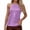Purple, variant on Arlun Sequin Spaghetti Strap Camisole for Women Round Neck Dressy Tank Tops Sparkly Party Club Night Disco Outfits Lightweight Comfy Soft Stylish Top White XL