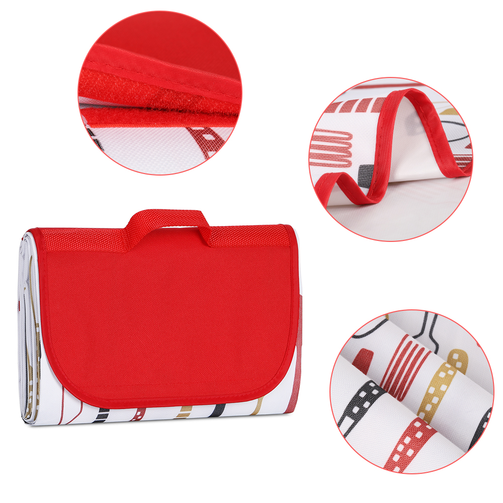 Foldable Picnic Mat Pad Oxford Cloth Waterproof Large Picnic Blanket