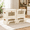 Beige-L(4-Pack), variant on Beige L(6-Pack) Front Opening Closet Organizer Storage Bins with Lids