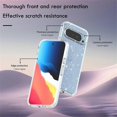 thumbnail image 5 of For Google Pixel 9 Pro Case PC TPU Shockproof Clear Phone Cover - Transparent White, 5 of 5