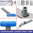 thumbnail image 5 of Whole Parts Dishwasher Lower Spray Arm Part # 5304506660 - Replacement and Compatible With Some Frigidaire Dishwashers, 5 of 9