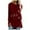 Red, variant on LYXSSBYX Womens Long Sleeve Dress Hot Sale Clearance Women Fashion O-neck Pullover Flower Printing Long Sleeves Sweater T-shirt Tops