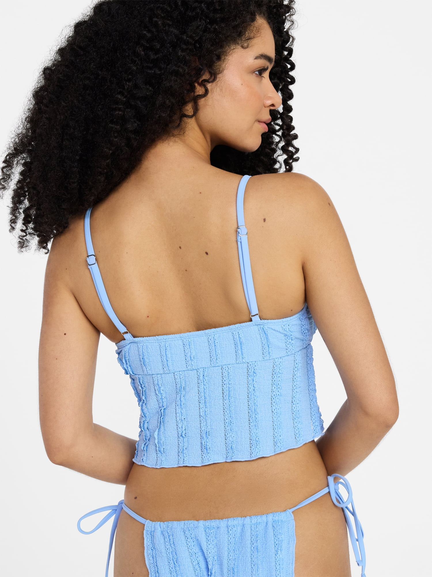 No Boundaries Femme Lace Flyaway Tankini, Women’s XXS-XXL