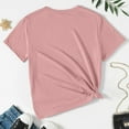 thumbnail image 4 of Hienoo Little Girls Tshirt Heart Print Short Sleeve T Shirt Loose Leisure T-Shirt, 4 of 6