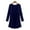 Dark Blue, variant on Women's Casual Oversize Long Sleeve Open Front Cardigan