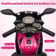 thumbnail image 6 of Roromall 6V Ride On Motorcycle, Battery Powered Ride On Toys w/Treaded Tires, Working Headlight, Horn, Music, Training Wheels, Stable Electric Motorcycle, 6 of 9
