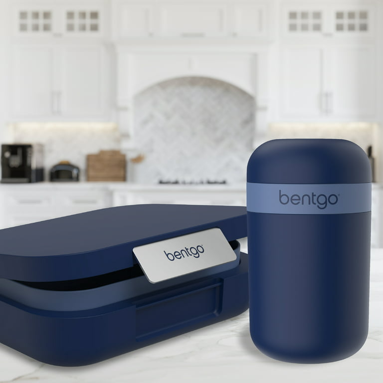Bentgo® Snack Cup - Reusable Snack Container with Leak-Proof Design,  Toppings Compartment, and Dual-Sealing Lid, Portable & Lightweight for  Work, Travel, Gym - Dishwasher Safe (Navy) 