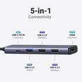 thumbnail image 2 of Hub USB C UGREEN Revodok 105 5 en 1 con HDMI 4K y PD de 100 W, 2 of 9