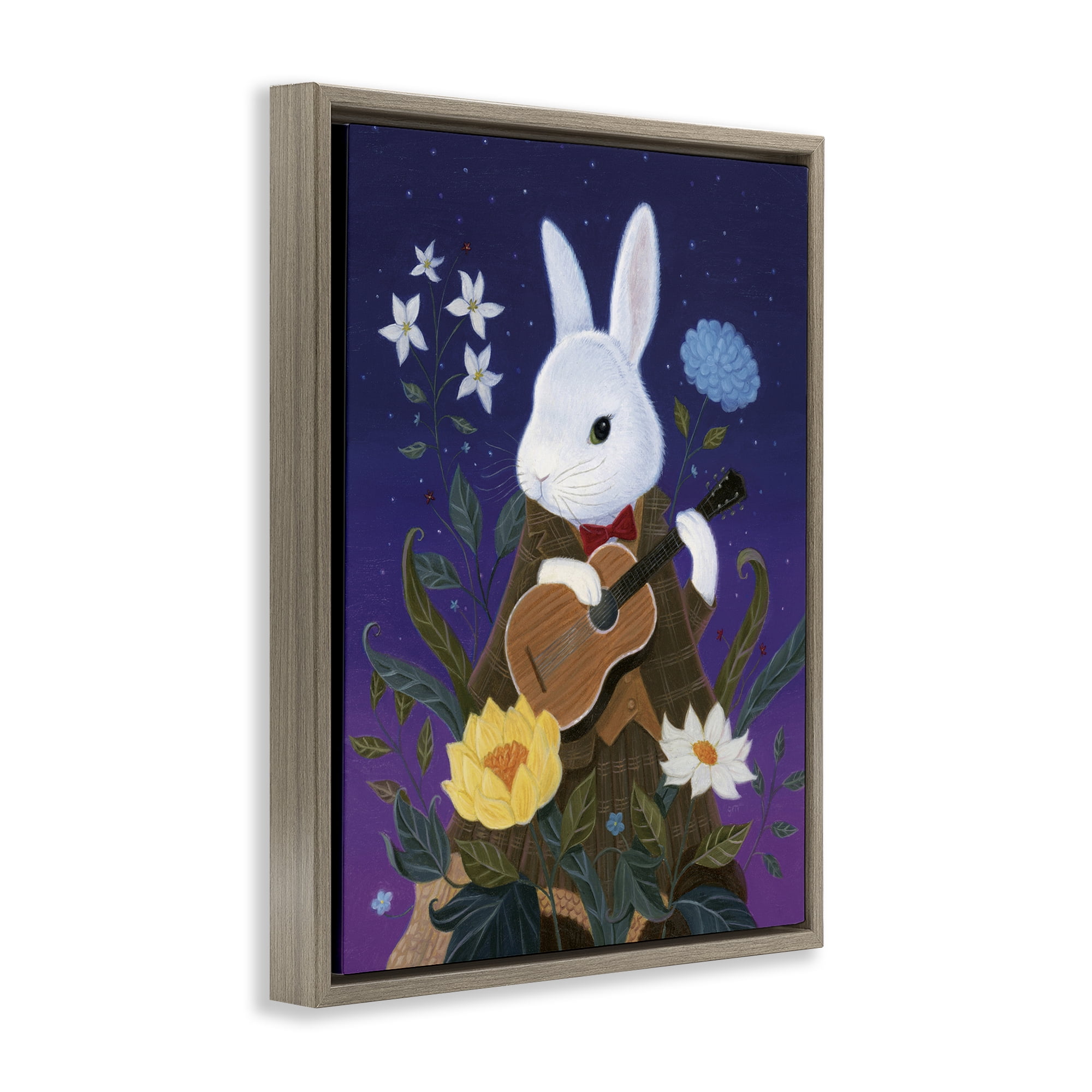Stupell Industries Maria Von Carrot Brown Framed Floater Canvas Wall Art, design by Gina Matarazzo