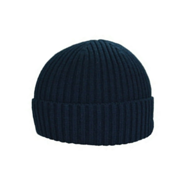 Visland Beanie Hat High Elastic Warm keeping Knitted Cotton