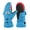 Blue, variant on ZHaobin Cartoon Winter Snow Warm Ski Gloves kids baby Rope Snowmobile Mittens waterproof Snowboard Gloves for Girl Boy Beetle Pattern (Red,S)