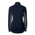 thumbnail image 3 of Women's Cutter & Buck  Navy Kansas City Royals City Connect Navigate Softshell Full-Zip Jacket, 3 of 3