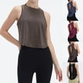 thumbnail image 4 of Women's Sports Loose Tailcoat Beautiful Back Yoga Tank Top for Fitness, Workout, and Athletic Wear,Red,L, 4 of 5