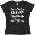 thumbnail image 3 of Inktastic I'm Not Only a Granny I'm a Great Granny with Flowers Women's T-Shirt, 3 of 5