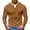 Brown, variant on Men's Fake Two-Piece Double-Layer Shirts Modern Fit Long Sleeve V-neck Pullover Shirts Lightweight Solid Color Shirts Gray L