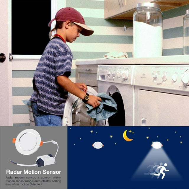 Motion Sensor Light Ceiling 9W Indoor Indoor Sensing Sensing LED Flush Mount Fixture Ceiling Light with Motion