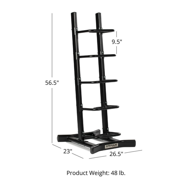 Titan Fitness Functional Swing Bag Storage Rack Holds 5 Bags Cardio Gym Equipment Storage Power Bag Rack
