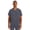 Pewter, variant on Scrubs for Men Modern Fit, Scrub Top Jake with 3 Patch Pockets, Side Vents and Stretchy Fabric 2331, Large, Royal