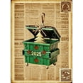 thumbnail image 6 of Dumpster Fire Advent Calendar 2025 24 Days Christmas Countdown with Funny Dumpster Fire Ornaments Acrylic 2D Flat Xmas Tree Decor for Home Personalized Bin Design, 6 of 9