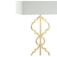 thumbnail image 4 of JONATHAN Y Selina 32" Iron Ogee Trellis Modern LED Table Lamp, Gold, JYL3072A, 4 of 7