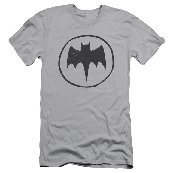 Batman Handywork S/S Adult 30/1 T-Shirt-Silver
