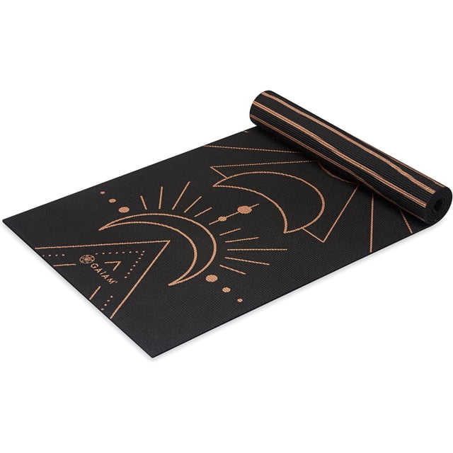 Yoga Mat - Premium 6mm Print Reversible Extra Thick Non Slip Exercise & Fitness Mat for All Types of Yoga, Pilates & Floor Workouts (68" x 24" x 6mm Thick)