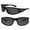 Gloss/Matte - 2.5, variant on 2 Pair of Bifocal Sport Wrap Reading Sunglasses with Side Shield Lens - Gloss/Matte - 3.0