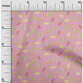 thumbnail image 1 of oneOone Organic Cotton Poplin Twill Fabric Lemon Slice Vegetable Print Sewing Fabric BTY 42 Inch Wide, 1 of 4
