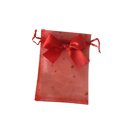 thumbnail image 1 of Billuyoard Bolsa de tul de 30 Uds., bolsa con cordón, bolsas de ñame, bolsas de jabón, cadena de bolsillo para dulces, cinta de embalaje de Kits de decoración para fiestas rojo 10*15cm, 1 of 6