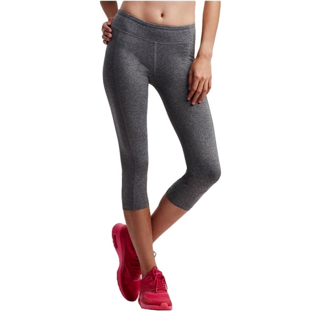 Aeropostale The Best Booty Crop Leggings casuales para mujer, gris, pequeño