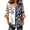 0527liBlue2, variant on Wang6 250th Anniversary USA Shirts for Womens Plus Sized America Flag Printed V Neck Tshirts 4th of July Button Tops 3/4 Sleeve Independence Day Graphic Tees 0527liBlue2 XL