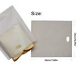 thumbnail image 2 of Maoww Toaster Bag Safe Household Kitchen Temperature Resistance Baking Accessory Non-stick Microwave Oven Bread Bags Toasting Pouch 16x18CM, 2 of 9