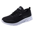 thumbnail image 7 of HEWUQI Women's Walking Shoes Mesh Hollow out Lightweight Tennis Fashion Sneakers Sports Workout Gym Athletic Shoes for Running Black Size 12, 7 of 7