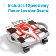 thumbnail image 2 of hand2mind Speedway Racer Scooter Board, Red, 2 of 6